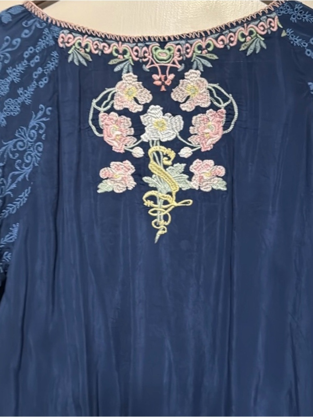 Johnny Was Vista Embroidered Blouse - Picture 2 of 5